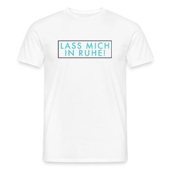 Lass mich in Ruhe - Männer T-Shirt - Weiß - Vorne - AI Model Male 178 dark (178cm)
