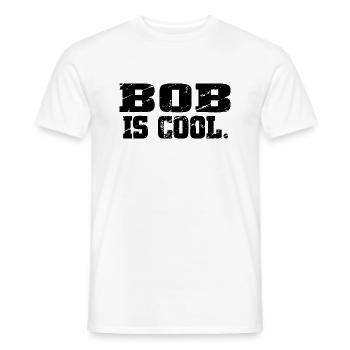 Bob - Bobsport - Bobfahrer - Bobbahn - Männer T-Shirt - Weiß - Vorne - AI Model Male 178 dark (178cm)