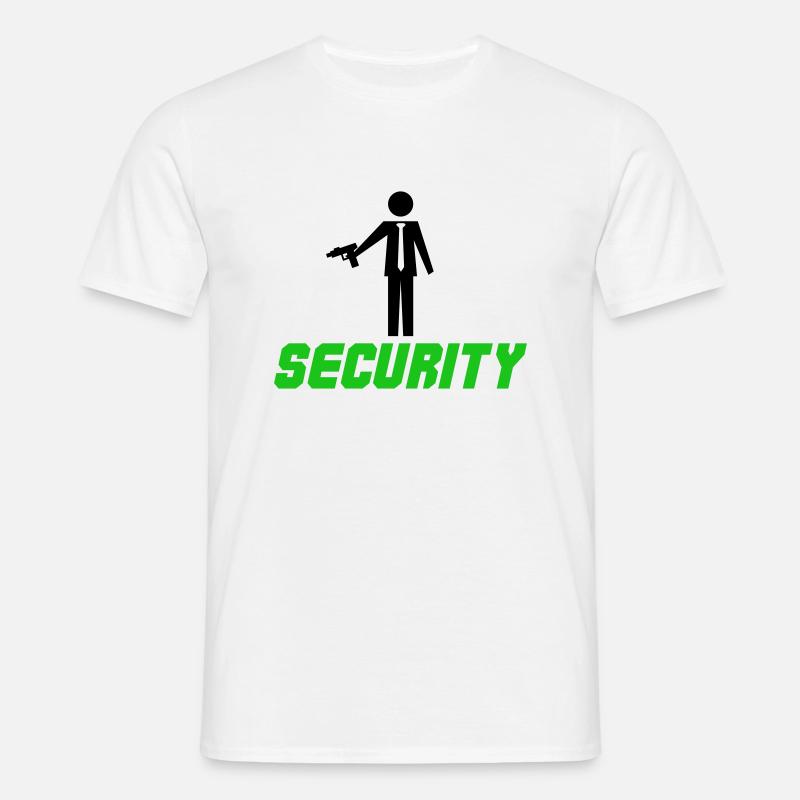 Conception de la sécurité - T-shirt Homme - blanc