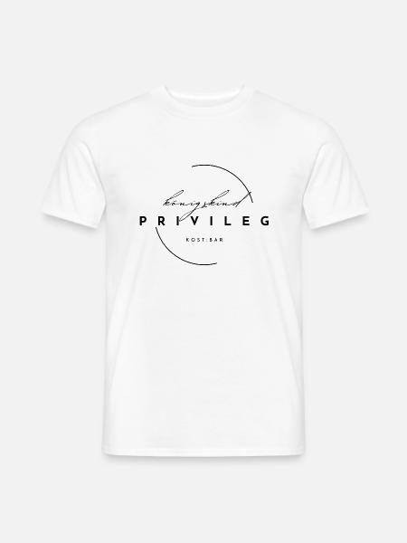 Königs Kind König Privileg Kostbar melawerttext - Männer T-Shirt - Weiß
