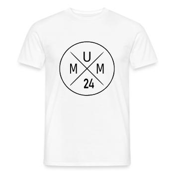 Mum 24 - Männer T-Shirt - Weiß - Vorne - AI Model Male 178 dark (178cm)