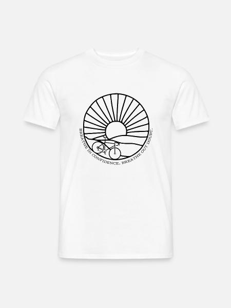 Gravel, Mountainbike, Leidenschaft, Radfahren - Männer T-Shirt - Weiß