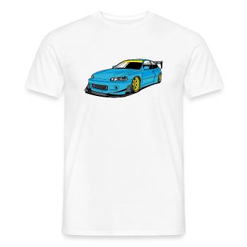 Racing car - Männer T-Shirt - Weiß - Vorne - AI Model Male 178 dark (178cm)