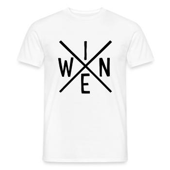 Vin - T-shirt homme - blanc - Devant - AI Model Male 178 dark (178cm)