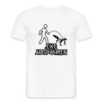Computer Science Gift Funny - Men's T-Shirt - white - Front - AI Model Male 178 dark (178cm)