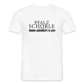 Pfalz Schorle - Männer T-Shirt - Weiß - Vorne - AI Model Male 178 dark (178cm)
