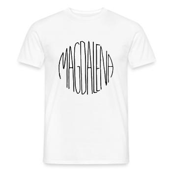 Magdalena - Men's T-Shirt - white - Front - AI Model Male 178 dark (178cm)