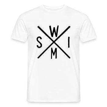 nager - T-shirt homme - blanc - Devant - AI Model Male 178 dark (178cm)