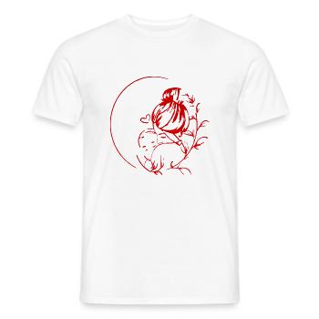 Mama liebt dich Mama Blumen Frauen Valentinstag - Männer T-Shirt - Weiß - Vorne - AI Model Male 178 dark (178cm)