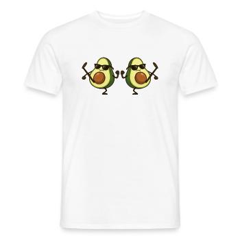 avocado karate 2 - Männer T-Shirt - Weiß - Vorne - AI Model Male 178 dark (178cm)