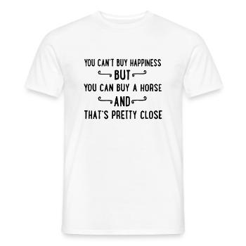 horse - Männer T-Shirt - Weiß - Vorne - AI Model Male 178 dark (178cm)