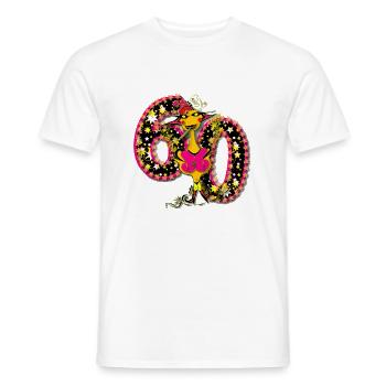 60 Jahre Geburtstag Shirt - Männer T-Shirt - Weiß - Vorne - AI Model Male 178 dark (178cm)