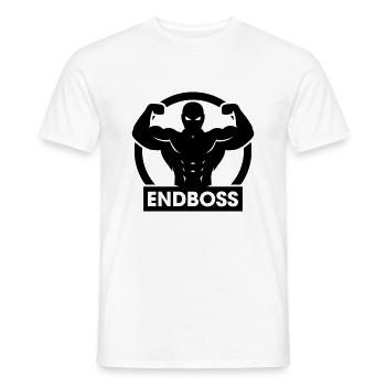 Bodybuilders de boss final - T-shirt homme - blanc - Devant - AI Model Male 178 dark (178cm)