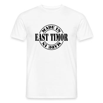 made in east timor m1k2 - Men's T-Shirt - white - Front - AI Model Male 178 dark (178cm)