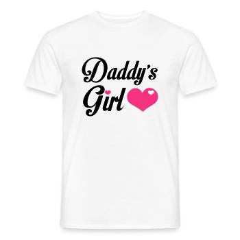 Daddy's Girl - T-shirt homme - blanc - Devant - AI Model Male 178 dark (178cm)