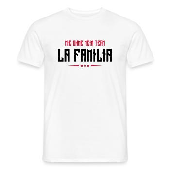 familia nie ohne mein team - Männer T-Shirt - Weiß - Vorne - AI Model Male 178 dark (178cm)