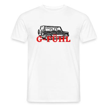 G Klasse / G-Fühl - Männer T-Shirt - Weiß - Vorne - AI Model Male 178 dark (178cm)