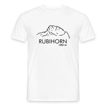 Rubihorn - Männer T-Shirt - Weiß - Vorne - AI Model Male 178 dark (178cm)