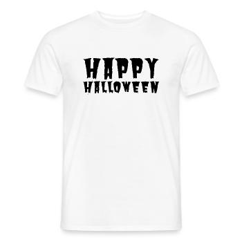 Happy Halloween - Männer T-Shirt - Weiß - Vorne - AI Model Male 178 dark (178cm)