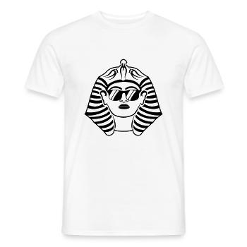 pharao sunglasses - Männer T-Shirt - Weiß - Vorne - AI Model Male 178 dark (178cm)