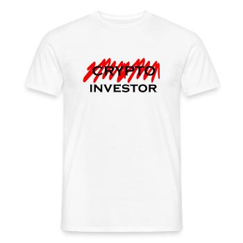 Crypto Bitcoin Trading - Männer T-Shirt - Weiß - Vorne - AI Model Male 178 dark (178cm)