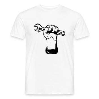 Artisan bricoleur Artisan Artisan Outil Construction - T-shirt homme - blanc - Devant - AI Model Male 178 dark (178cm)