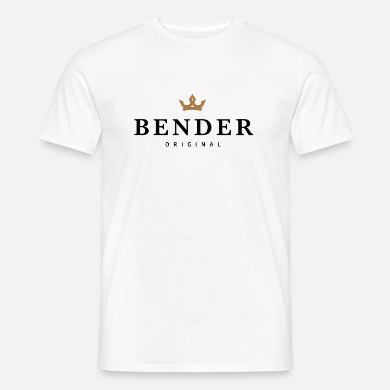 Bender - Männer T-Shirt - Weiß