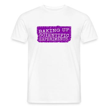 Baking Tips Scientific Discoveries Cool - Men's T-Shirt - white - Front - AI Model Male 178 dark (178cm)