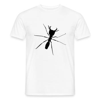 Ameise Ameise Ameise Ameise Ameise Ameise Ameise - Männer T-Shirt - Weiß - Vorne - AI Model Male 178 dark (178cm)