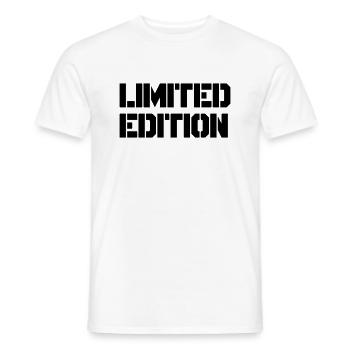 Limited Edition - Men's T-Shirt - white - Front - AI Model Male 178 dark (178cm)