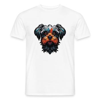 niedlicher hund 2 - Männer T-Shirt - Weiß - Vorne - AI Model Male 178 dark (178cm)