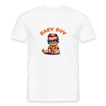 Baby Comic - Men's T-Shirt - white - Front - AI Model Male 178 dark (178cm)