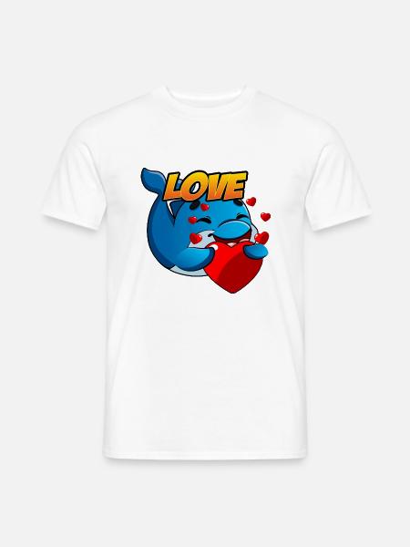 Love - Männer T-Shirt - Weiß