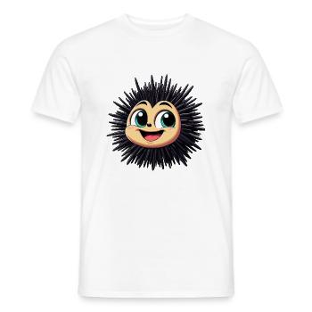 Seeigel - Männer T-Shirt - Weiß - Vorne - AI Model Male 178 dark (178cm)