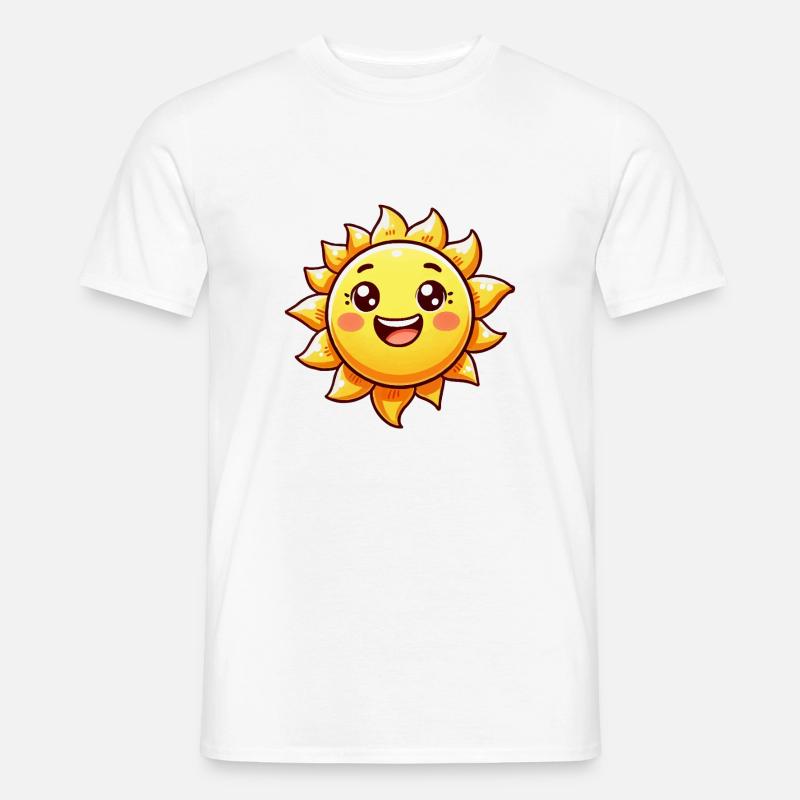 Sun Comic - Men's T-Shirt - white