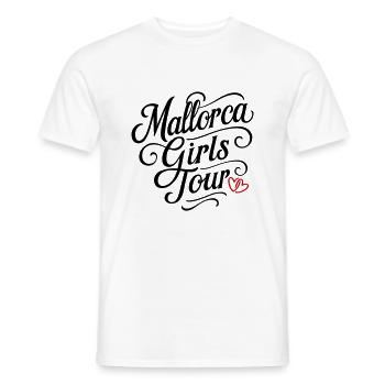 Visite des filles de Majorque - T-shirt homme - blanc - Devant - AI Model Male 178 dark (178cm)