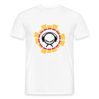 equalizer - Männer T-Shirt - Weiß - Vorne - AI Model Male 178 dark (178cm)
