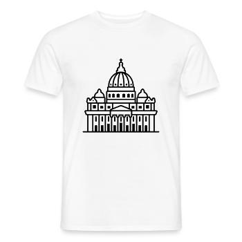 Home of Pontifex - Männer T-Shirt - Weiß - Vorne - AI Model Male 178 dark (178cm)