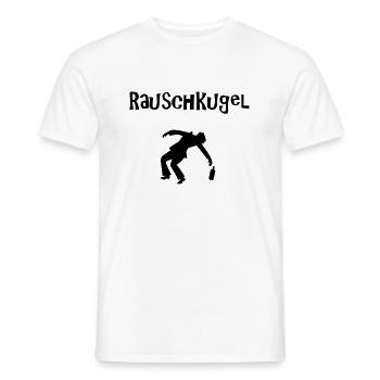 bier beer saufen betrinken alkohol shots Geschenk - Männer T-Shirt - Weiß - Vorne - AI Model Male 178 dark (178cm)