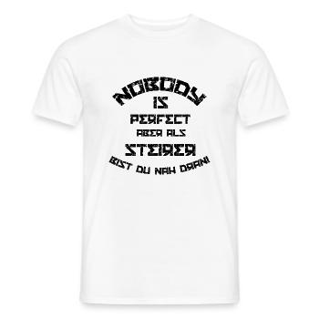 Styria - Men's T-Shirt - white - Front - AI Model Male 178 dark (178cm)