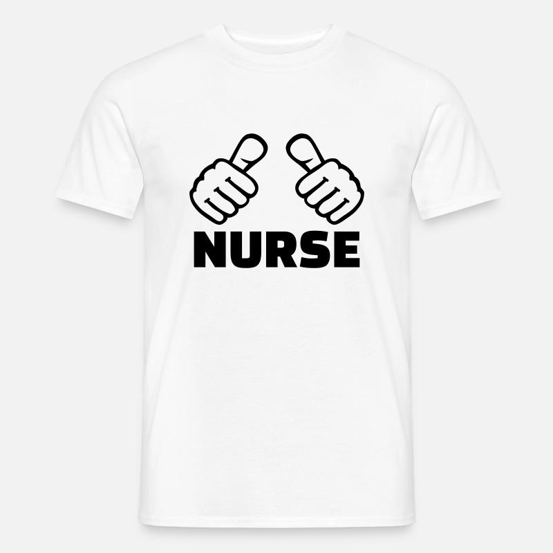 Krankenschwester - Männer T-Shirt - Weiß