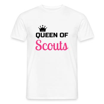 scout / scouting / scoutisme / guide - T-shirt homme - blanc - Devant - AI Model Male 178 dark (178cm)