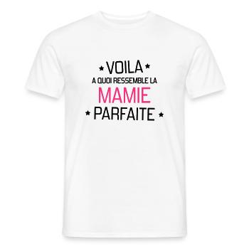 Großmütter / Oma / Mami / Großmutter / Mamy - Männer T-Shirt - Weiß - Vorne - AI Model Male 178 dark (178cm)