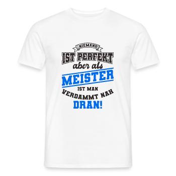Handwerker Meister - Männer T-Shirt - Weiß - Vorne - AI Model Male 178 dark (178cm)