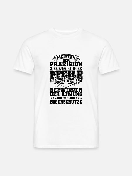Bogenschütze - Männer T-Shirt - Weiß