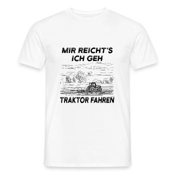 Traktor - Männer T-Shirt - Weiß - Vorne - AI Model Male 178 dark (178cm)