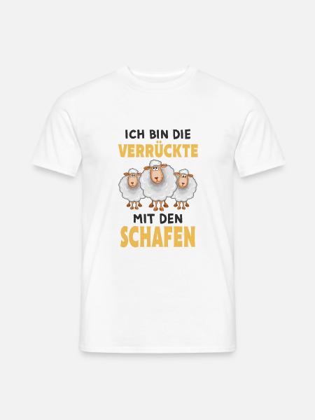 Schaf - Männer T-Shirt - Weiß