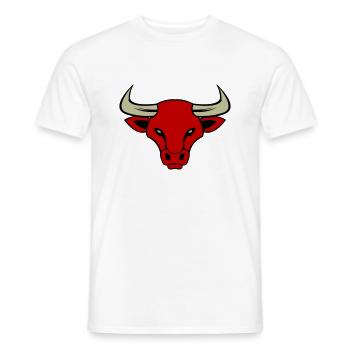 02 - T-shirt homme - blanc - Devant - AI Model Male 178 dark (178cm)