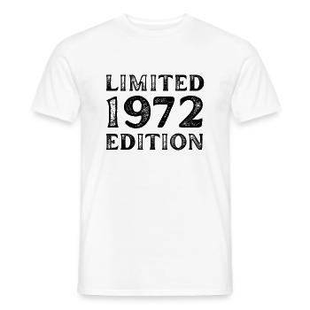 1972 LIMITED EDITION ANNIVERSAIRE 50 ANS METAL - T-shirt homme - blanc - Devant - AI Model Male 178 dark (178cm)