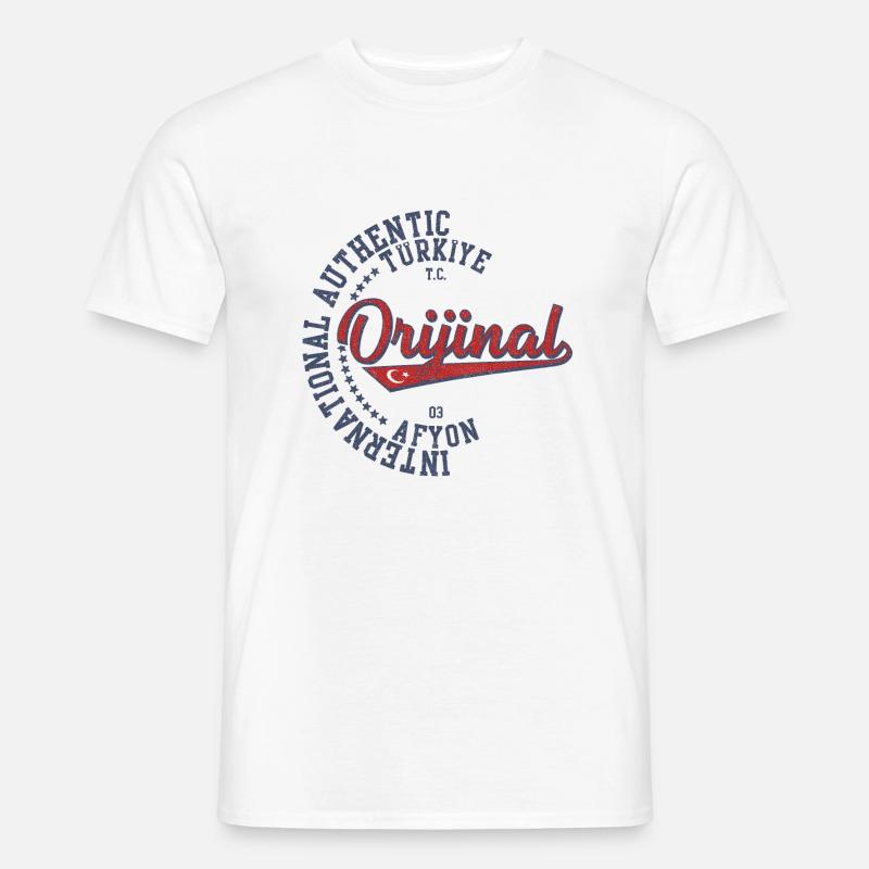 Afyon - Männer T-Shirt - Weiß